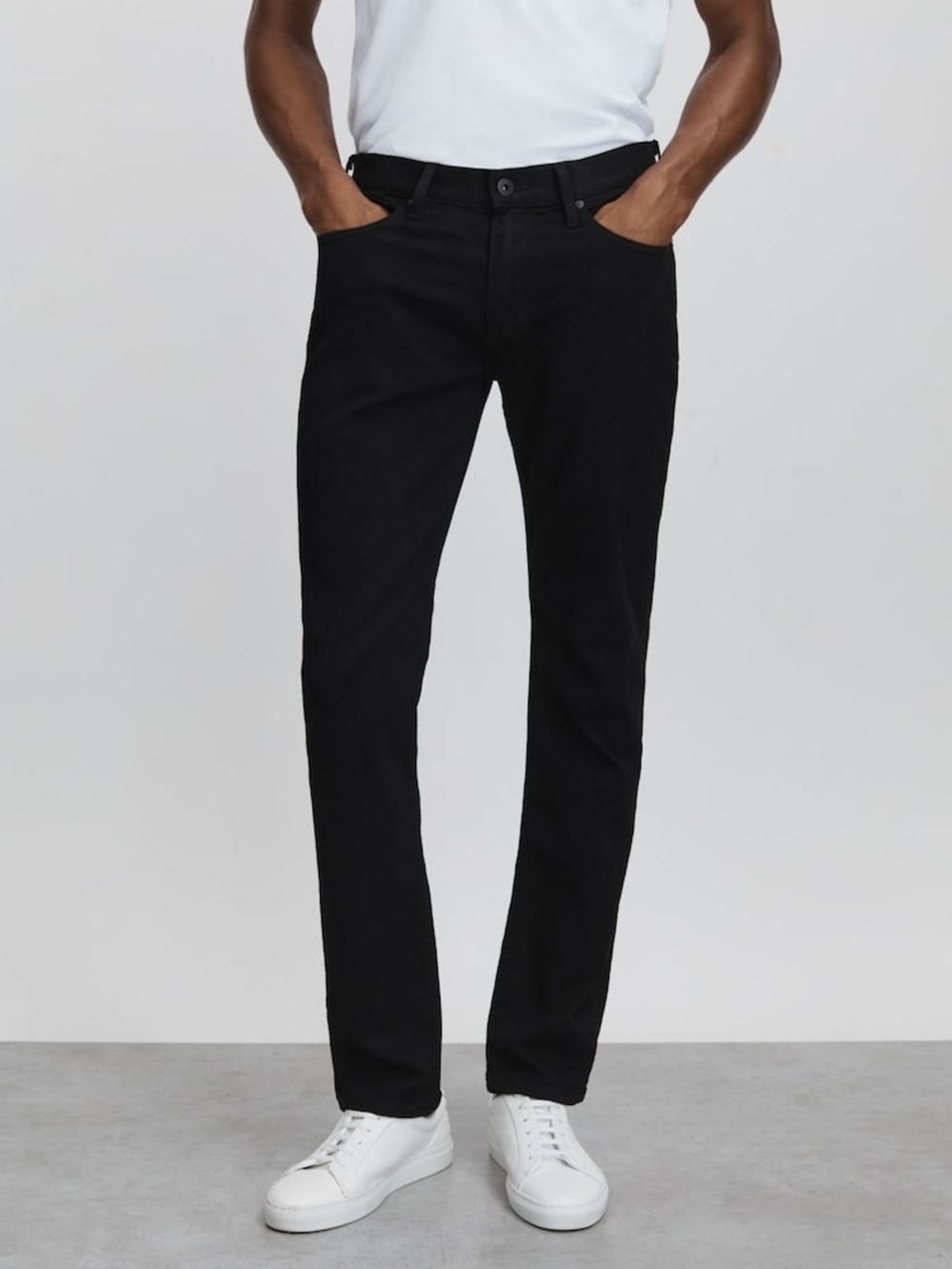 Paige Men's Slim Straight Black Jeans Size 32